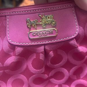 Coach pink bag